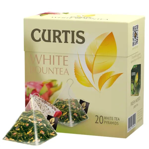 Чай  Curtis White Bountea в пирамидках 20шт