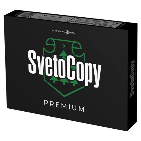 БУМАГА ОФИСНАЯ А4, КЛАСС B, SVETOCOPY PREMIUM, 80 Г/М2, 500 Л, БЕЛИЗНА 162% (CIE) БУМАГА ОФИСНАЯ А4, КЛАСС B, SVETOCOPY PREMIUM, 80 Г/М2, 500 Л, БЕЛИЗНА 162% (CIE)