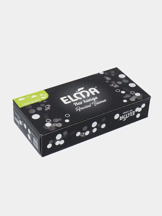 Салфетки Elma, в коробочной упаковке, 20 * 20, 90 шт