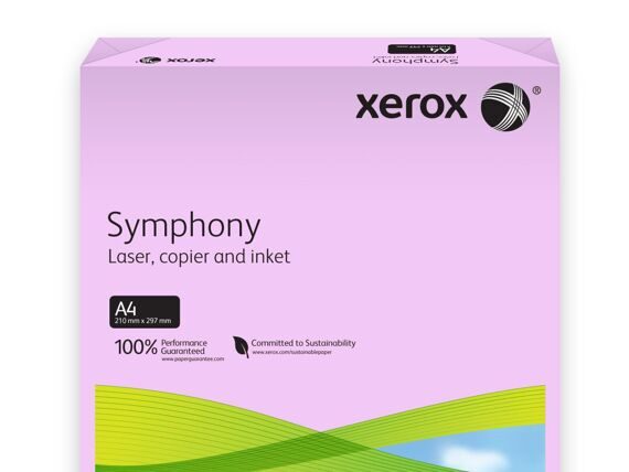 Цветная бумага  А4 Xerox Symphony 500 листов / 80 гр//Сиреневый